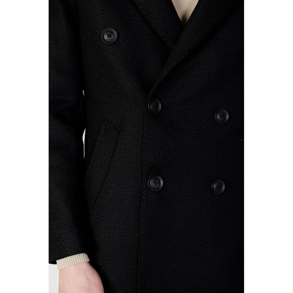 Mulish Black Polyester Coat - IT56 | 3XL