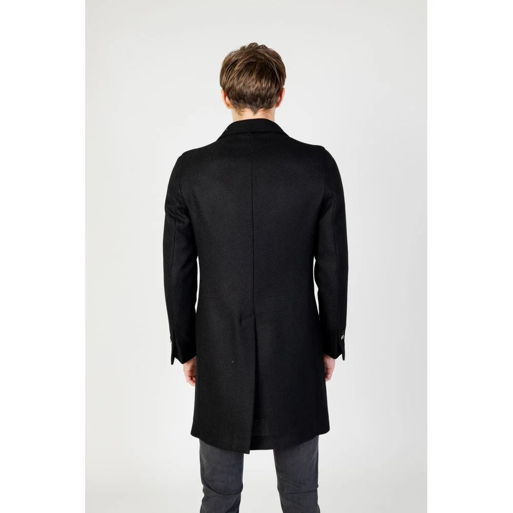 Mulish Black Polyester Coat - IT56 | 3XL