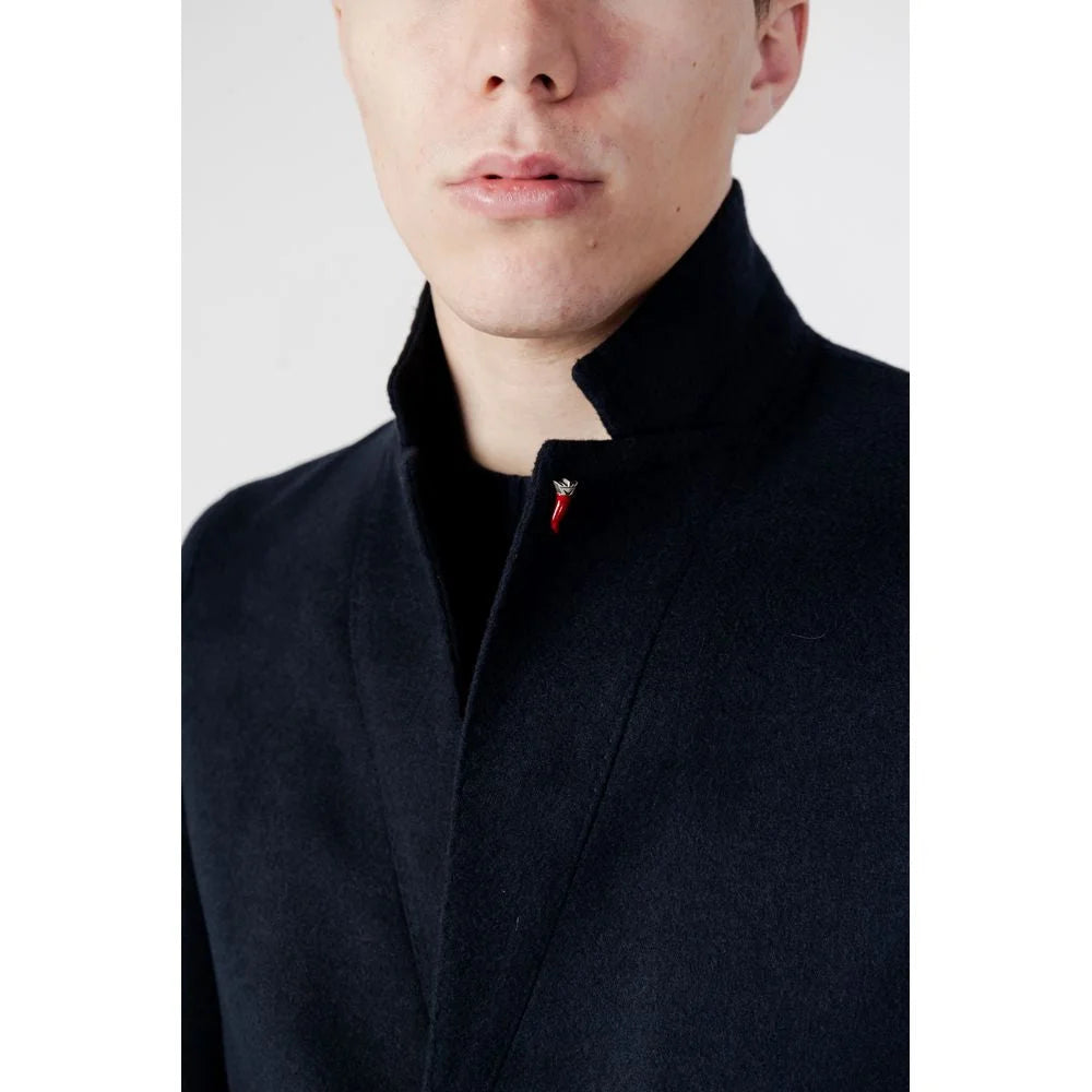 Mulish Blue Polyester Coat - IT56 | 3XL