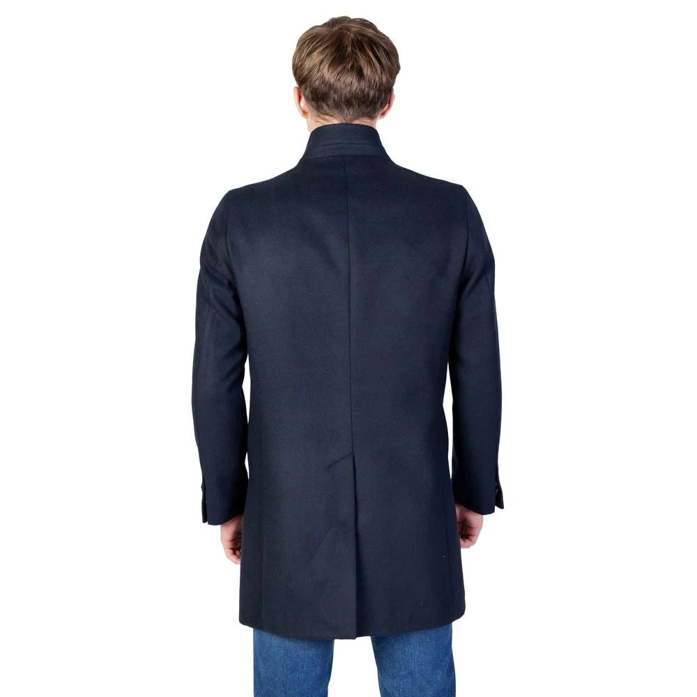 Mulish Blue Polyester Coat - IT56 | 3XL
