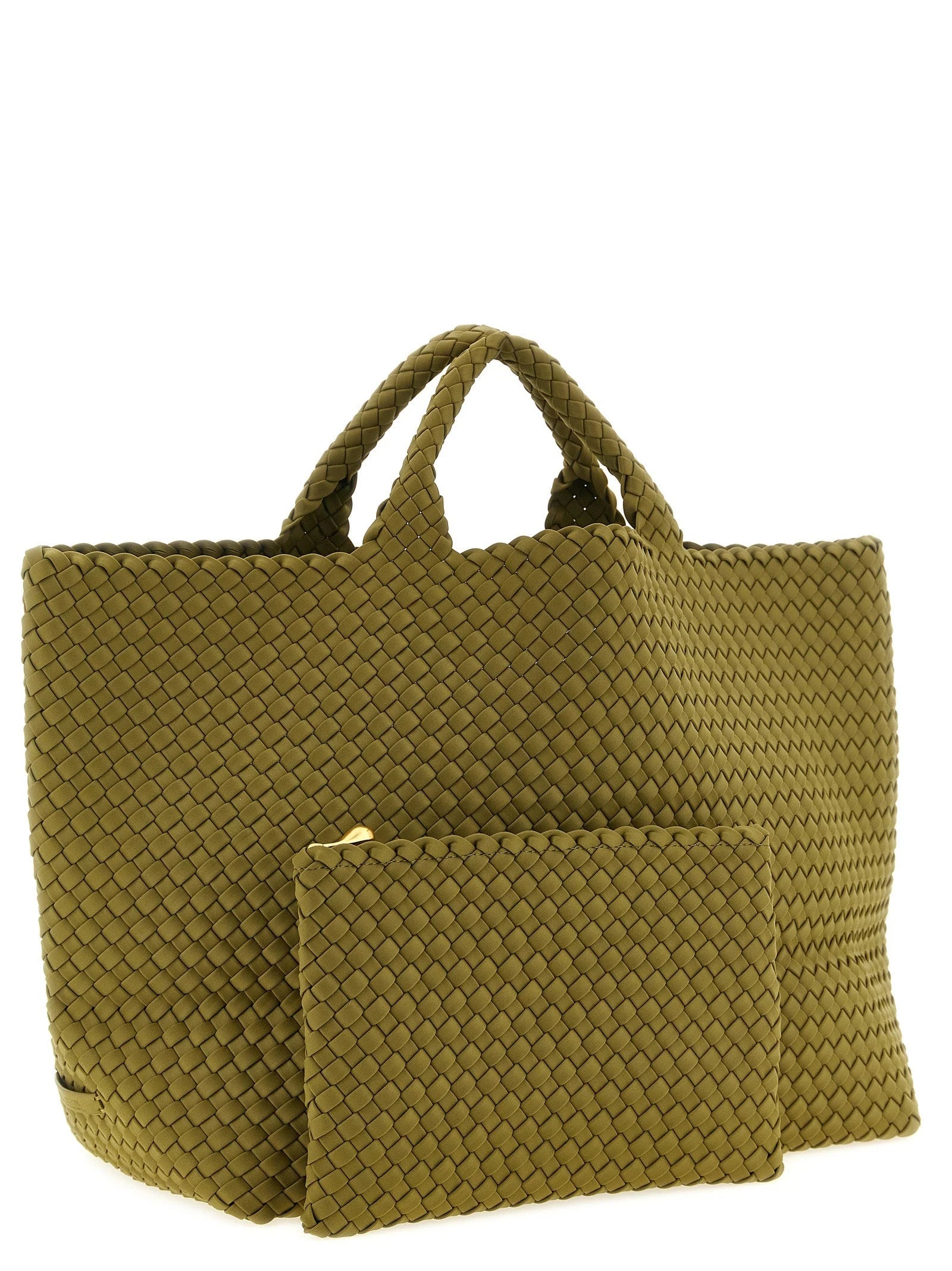 NAGHEDI Bicolor Nylon Handbag