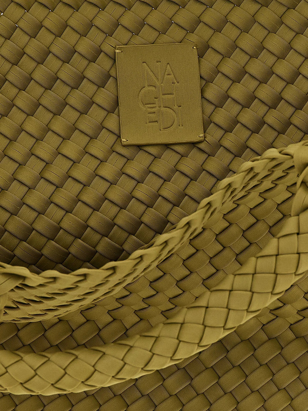 NAGHEDI Bicolor Nylon Handbag