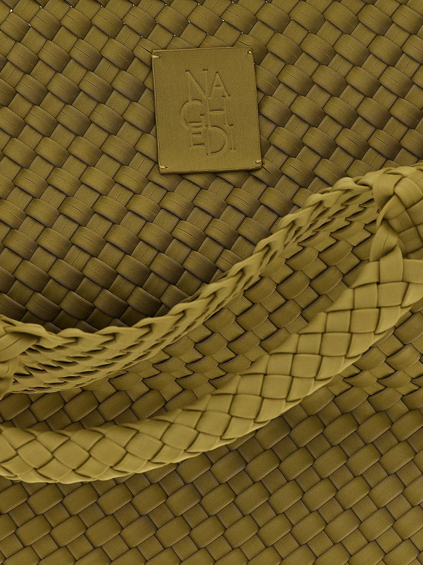 NAGHEDI Bicolor Nylon Handbag