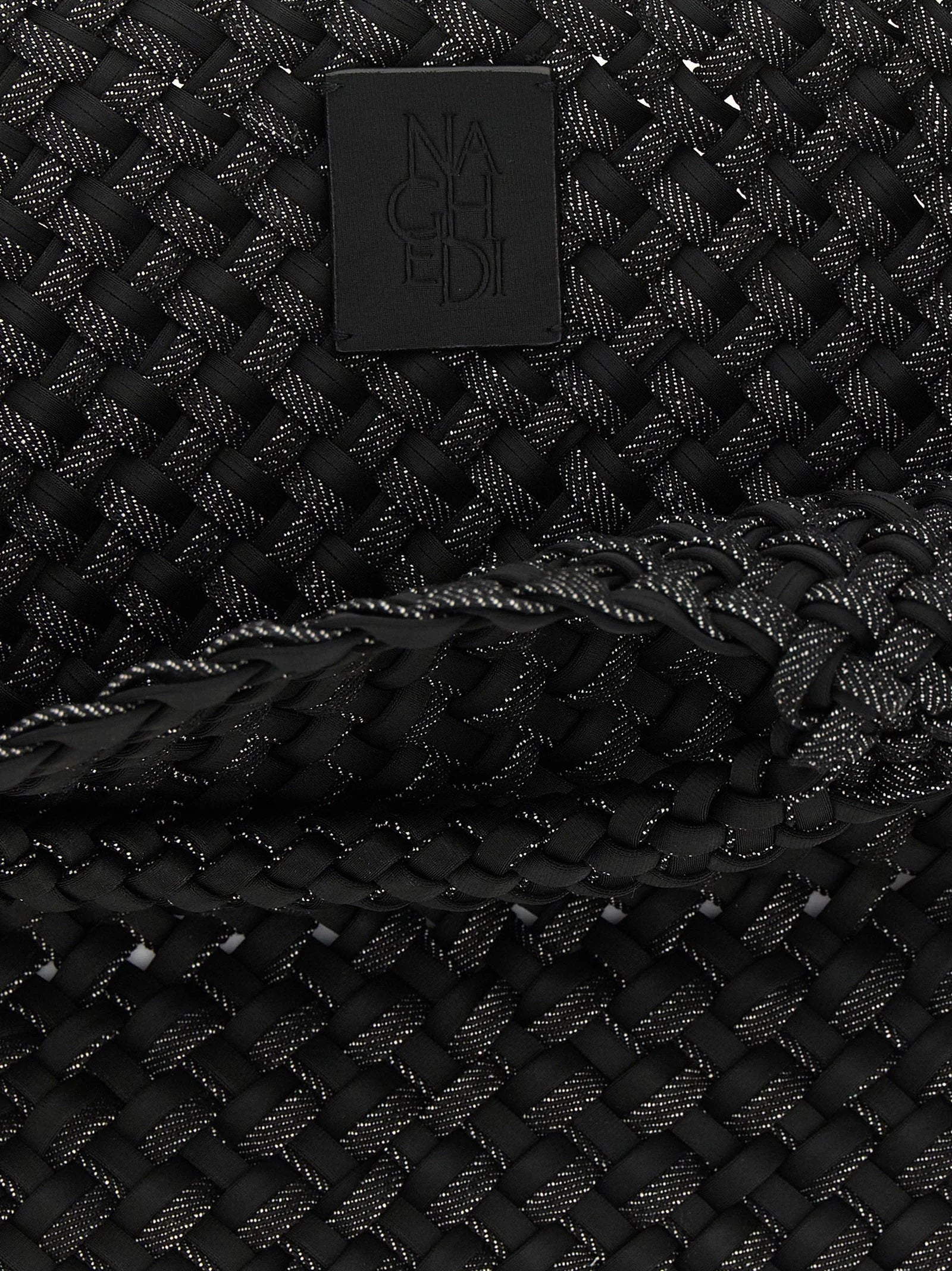 NAGHEDI Black Nylon Tote Bag