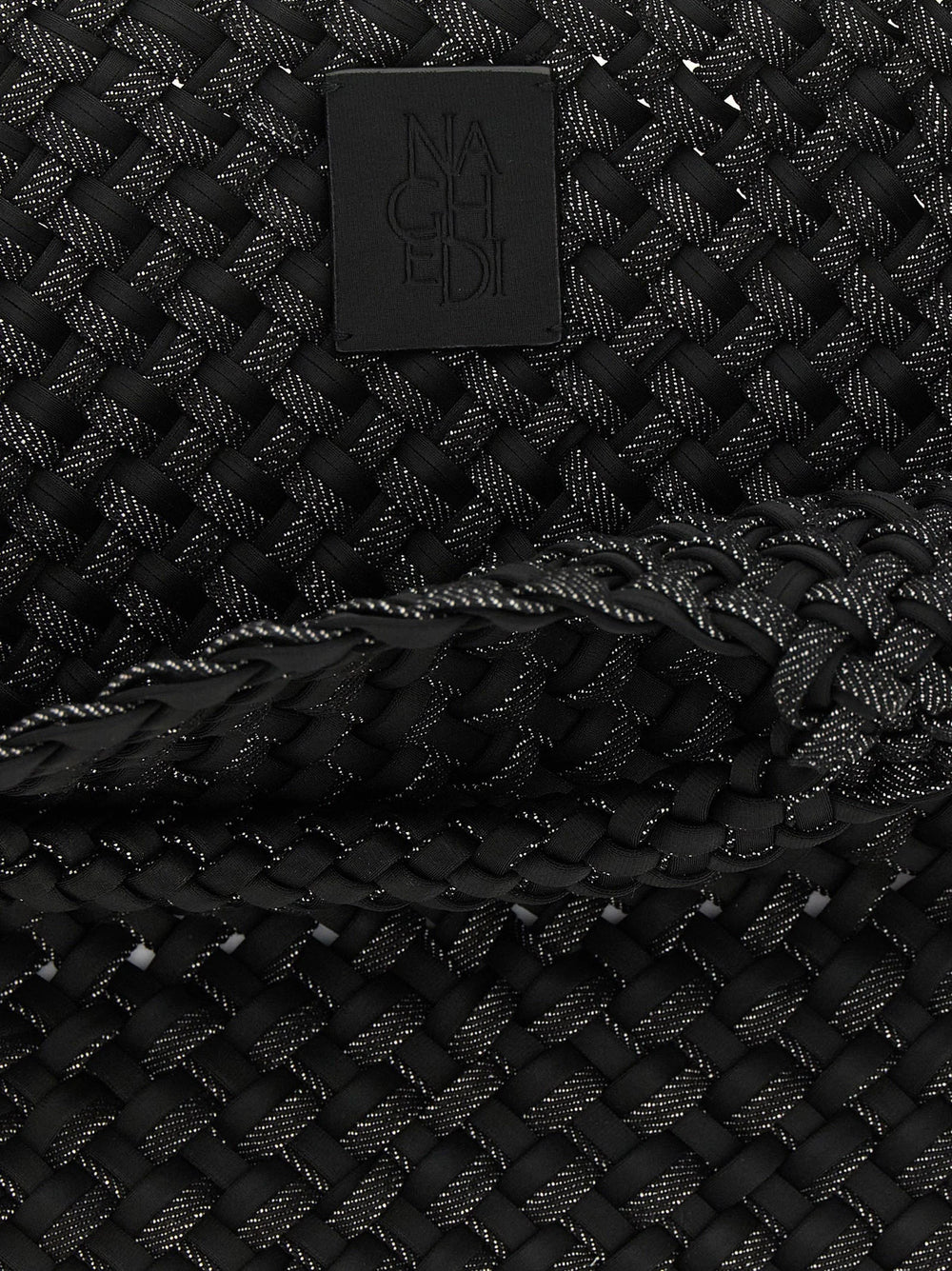 NAGHEDI Black Nylon Tote Bag
