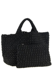 NAGHEDI Black Nylon Tote Bag