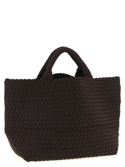 NAGHEDI Brown Neoprene Tote Bag