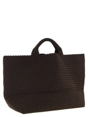 NAGHEDI Brown Neoprene Tote Bag