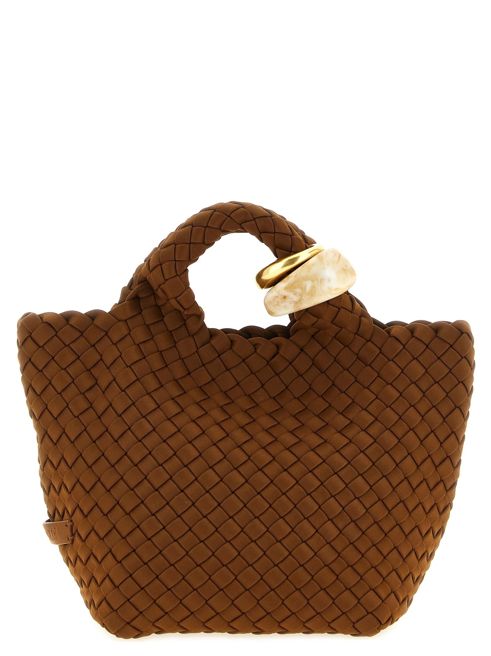 NAGHEDI Brown Nylon Handbag