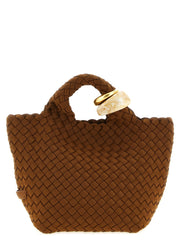 NAGHEDI Brown Nylon Handbag