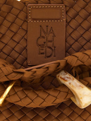 NAGHEDI Brown Nylon Handbag