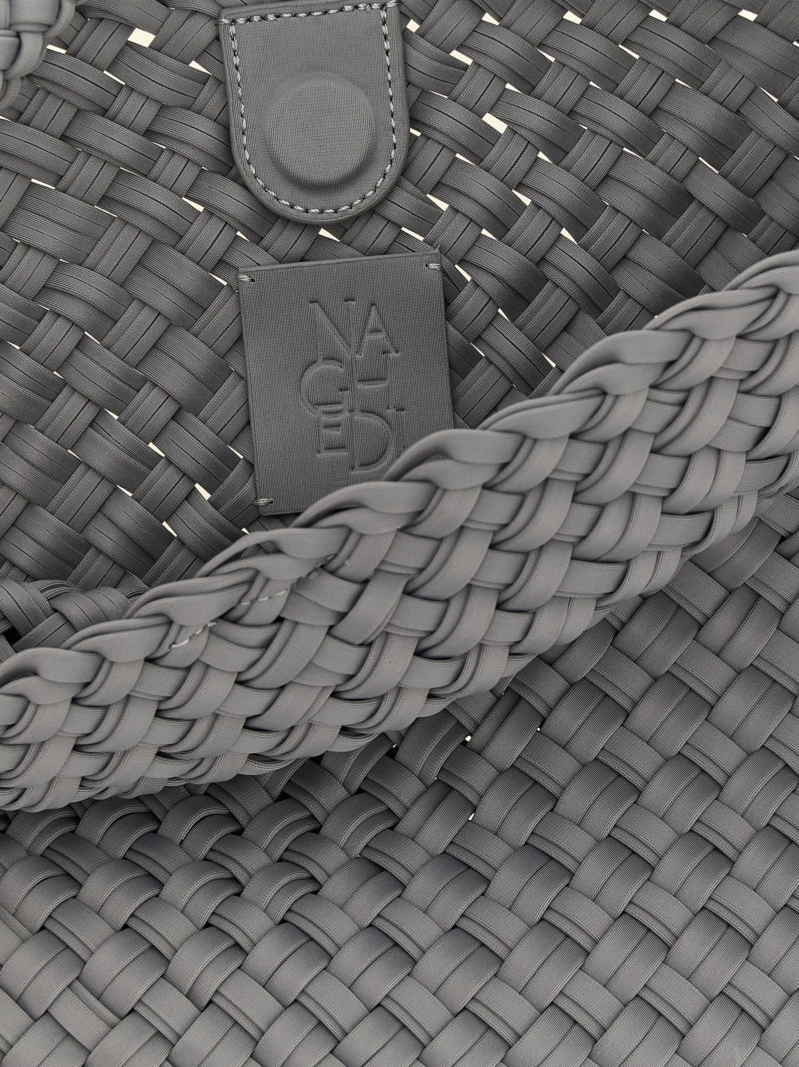 NAGHEDI Gray Nylon Shoulder Bag