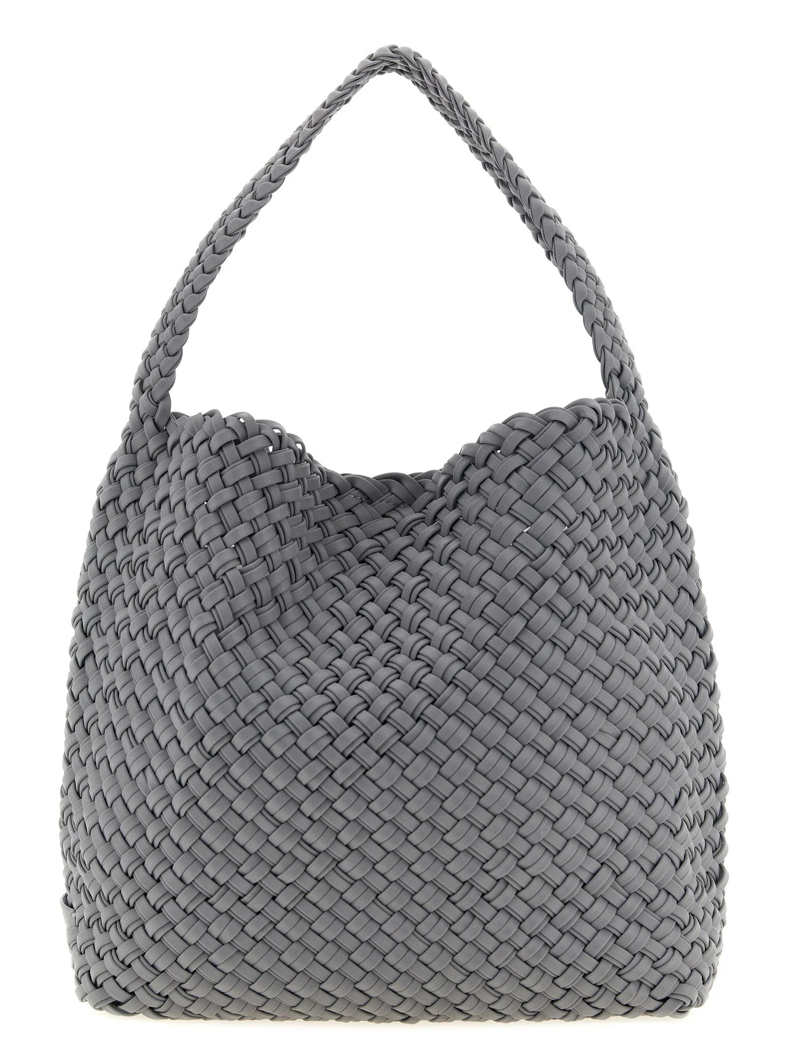 NAGHEDI Gray Nylon Shoulder Bag