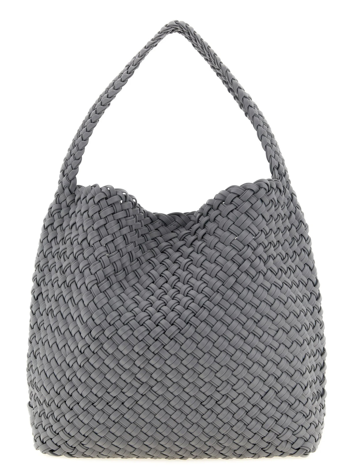 NAGHEDI Gray Nylon Shoulder Bag