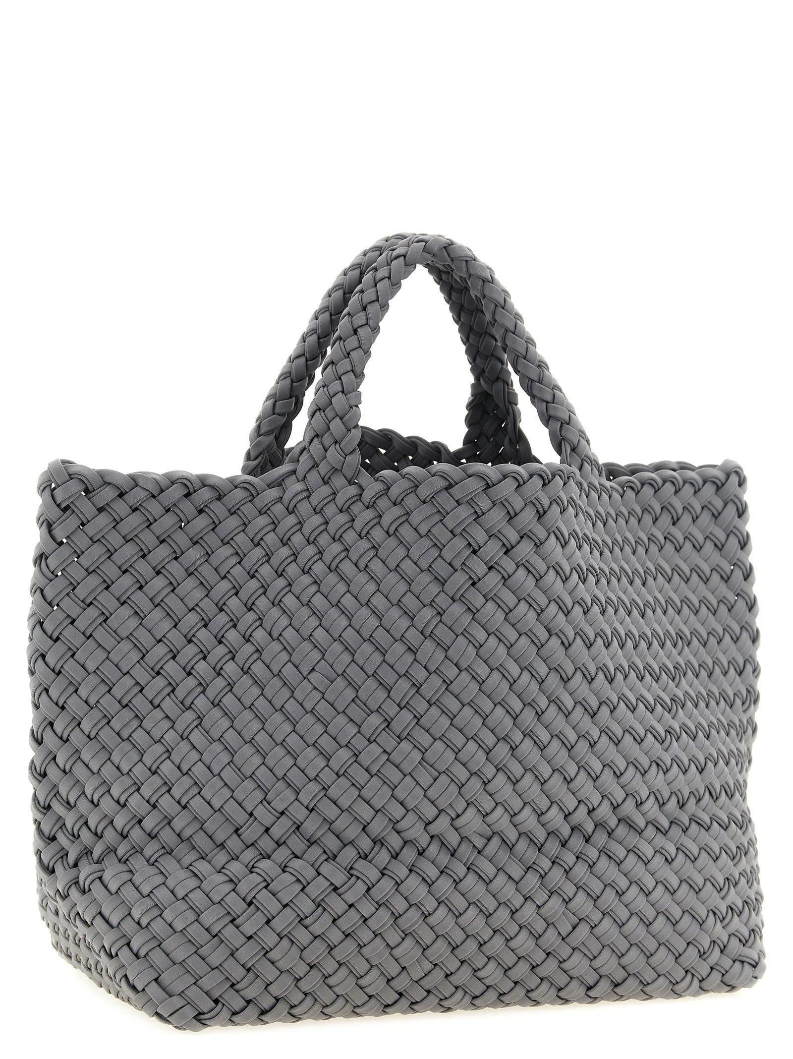 NAGHEDI Gray Nylon Tote Bag