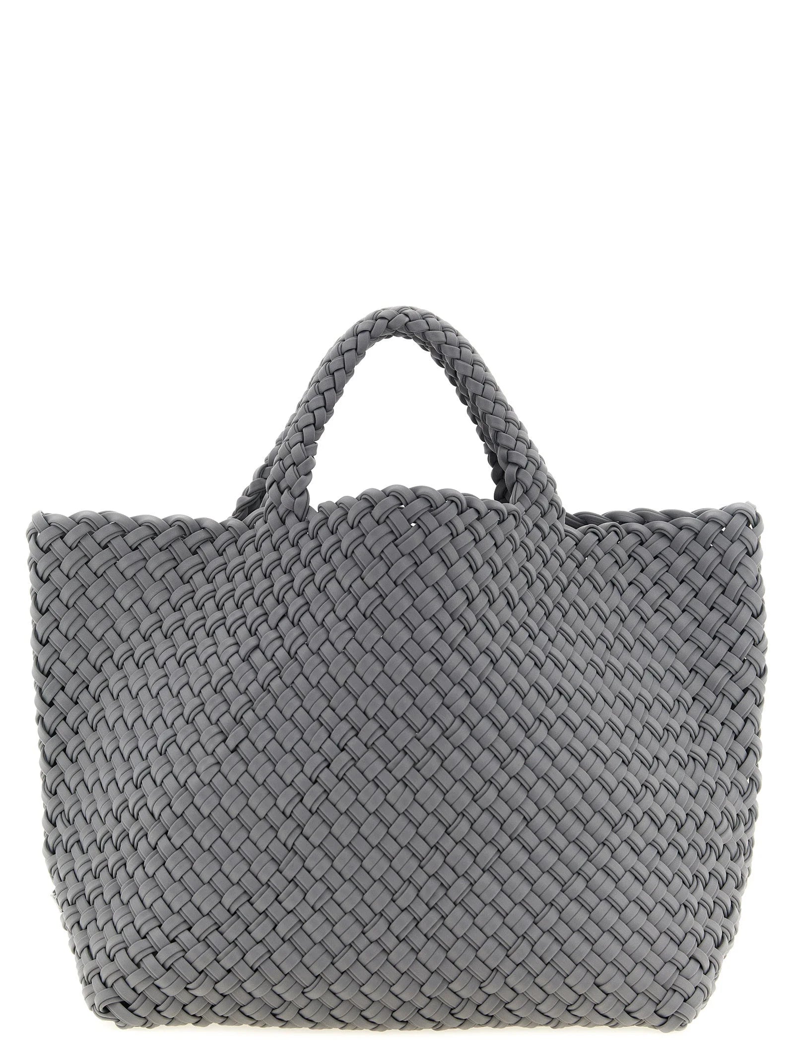 NAGHEDI Gray Nylon Tote Bag