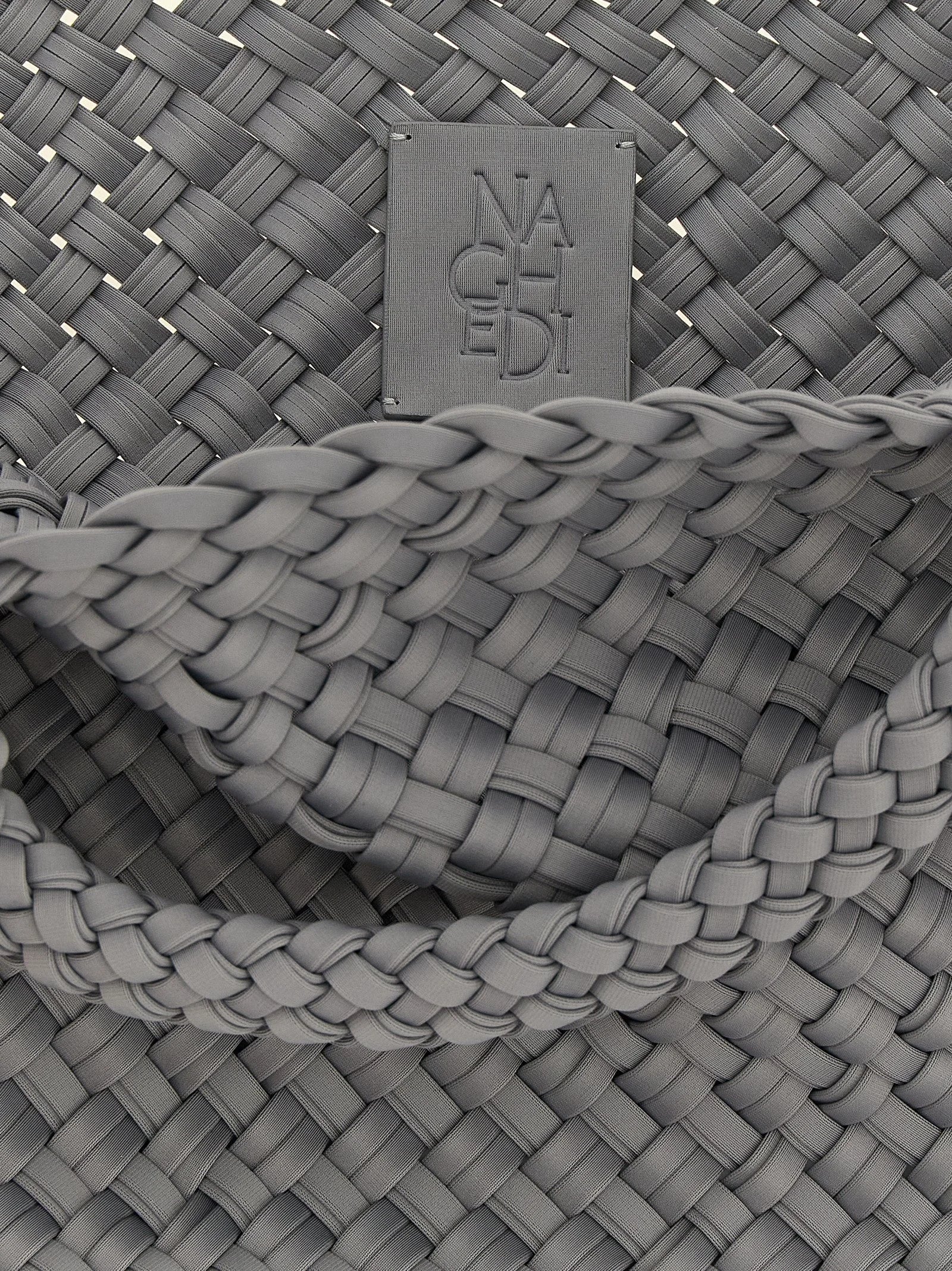 NAGHEDI Gray Nylon Tote Bag