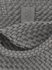 NAGHEDI Gray Nylon Tote Bag