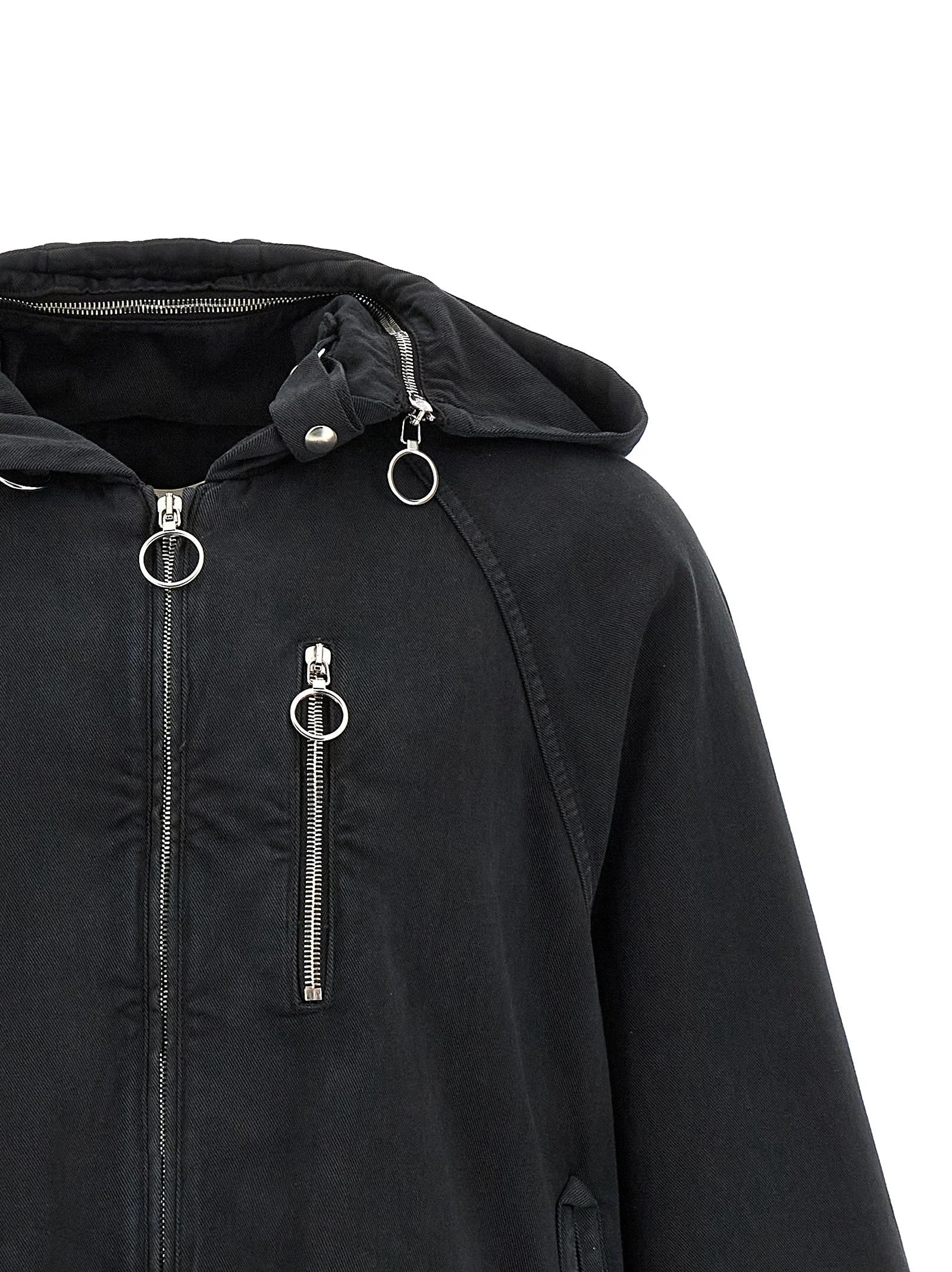 Namacheko Black Cotton Shell Jacket