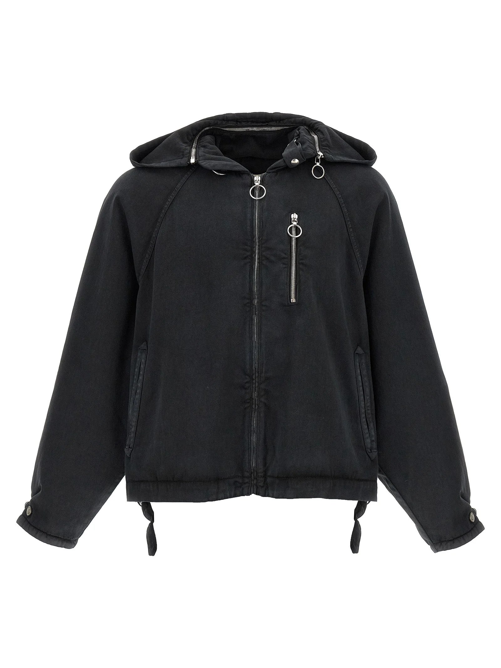 Namacheko Black Cotton Shell Jacket