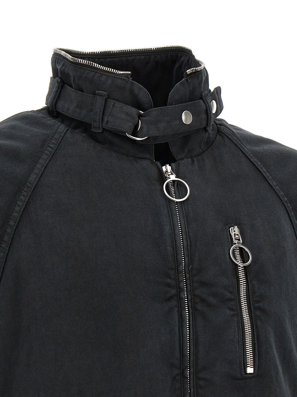 Namacheko Black Cotton Shell Jacket