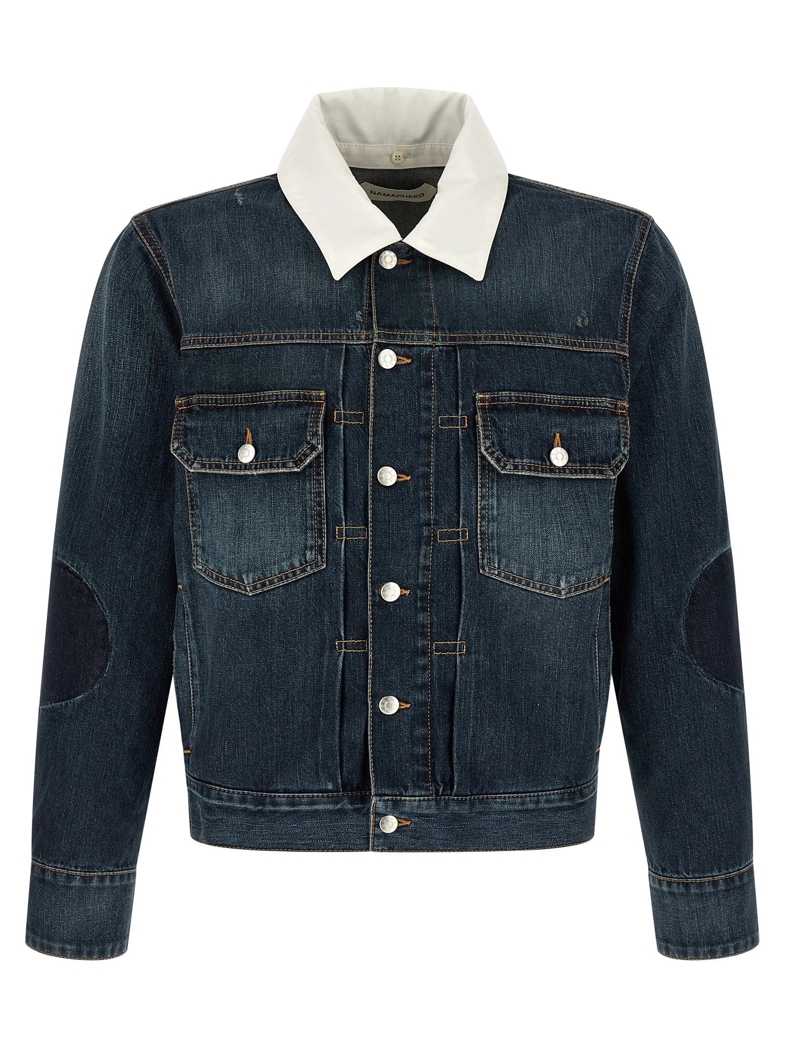Namacheko Blue Cotton Denim Jacket