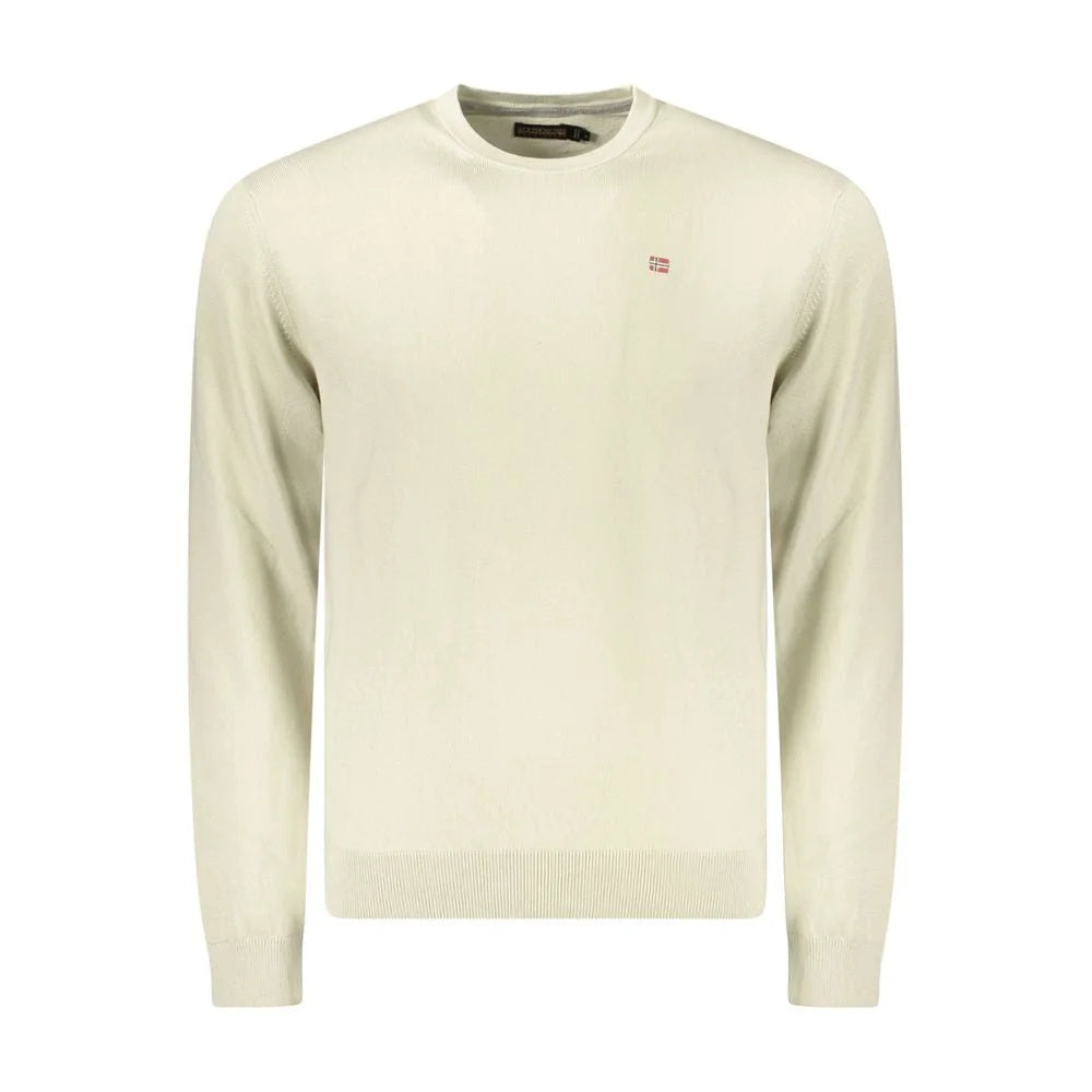 Napapijri Beige Cotton Men Sweater - Sweaters