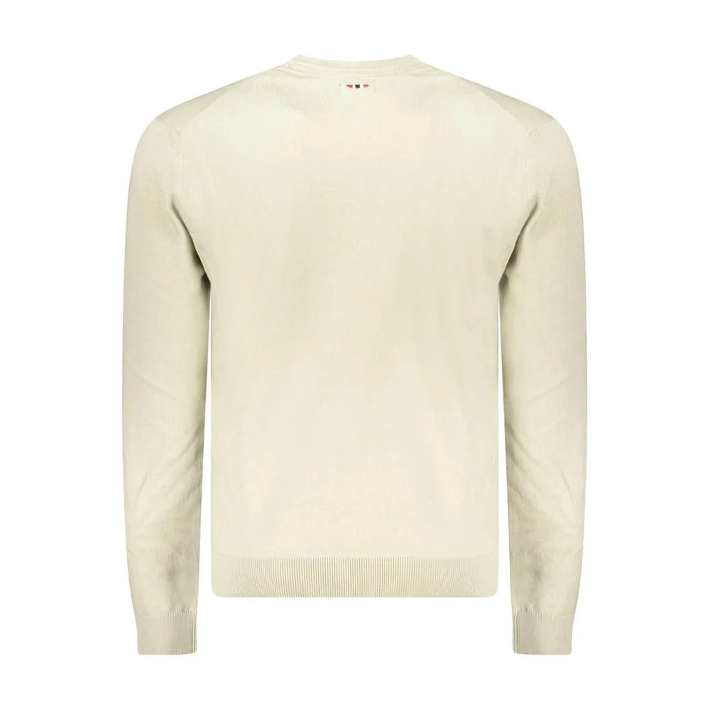 Napapijri Beige Cotton Men Sweater - Sweaters