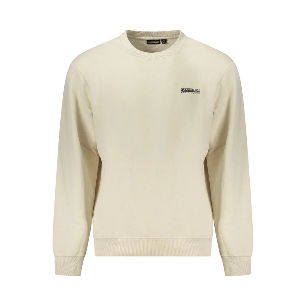 Napapijri Beige Cotton Men Sweater - Sweaters
