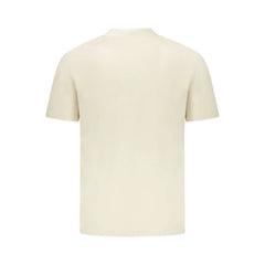 Napapijri Beige Cotton Men T-Shirt - T-Shirts