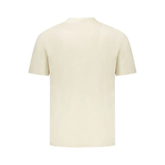 Napapijri Beige Cotton Men T-Shirt - T-Shirts