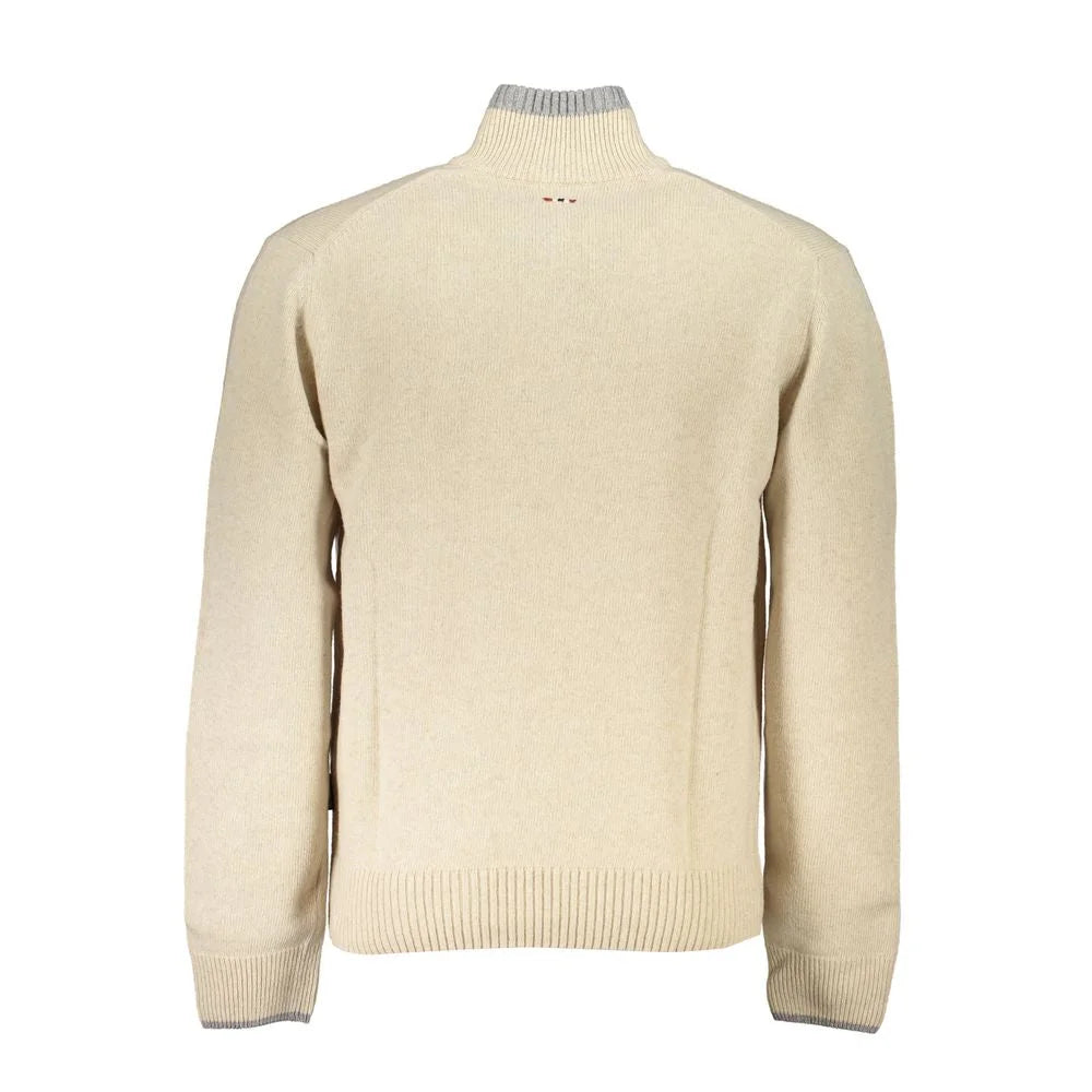 Napapijri Beige Fabric Men Sweater - Sweaters