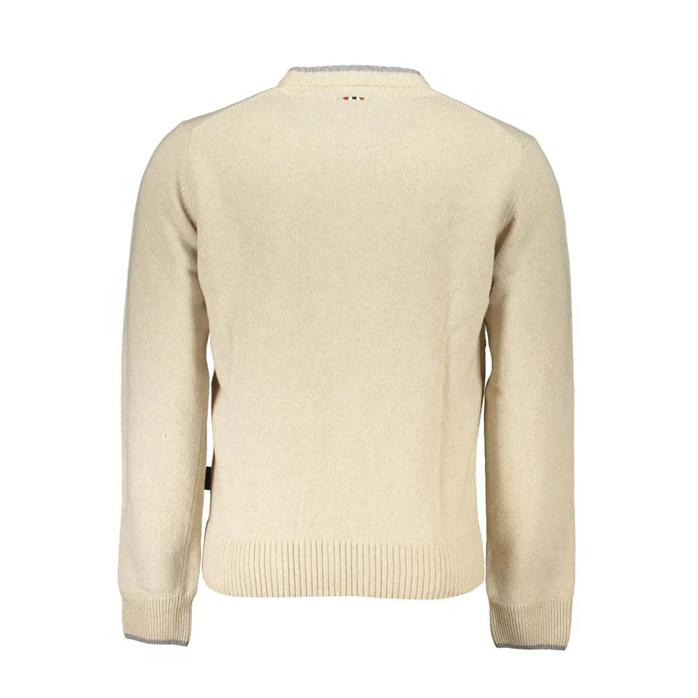 Napapijri Beige Fabric Men Sweater - Sweaters