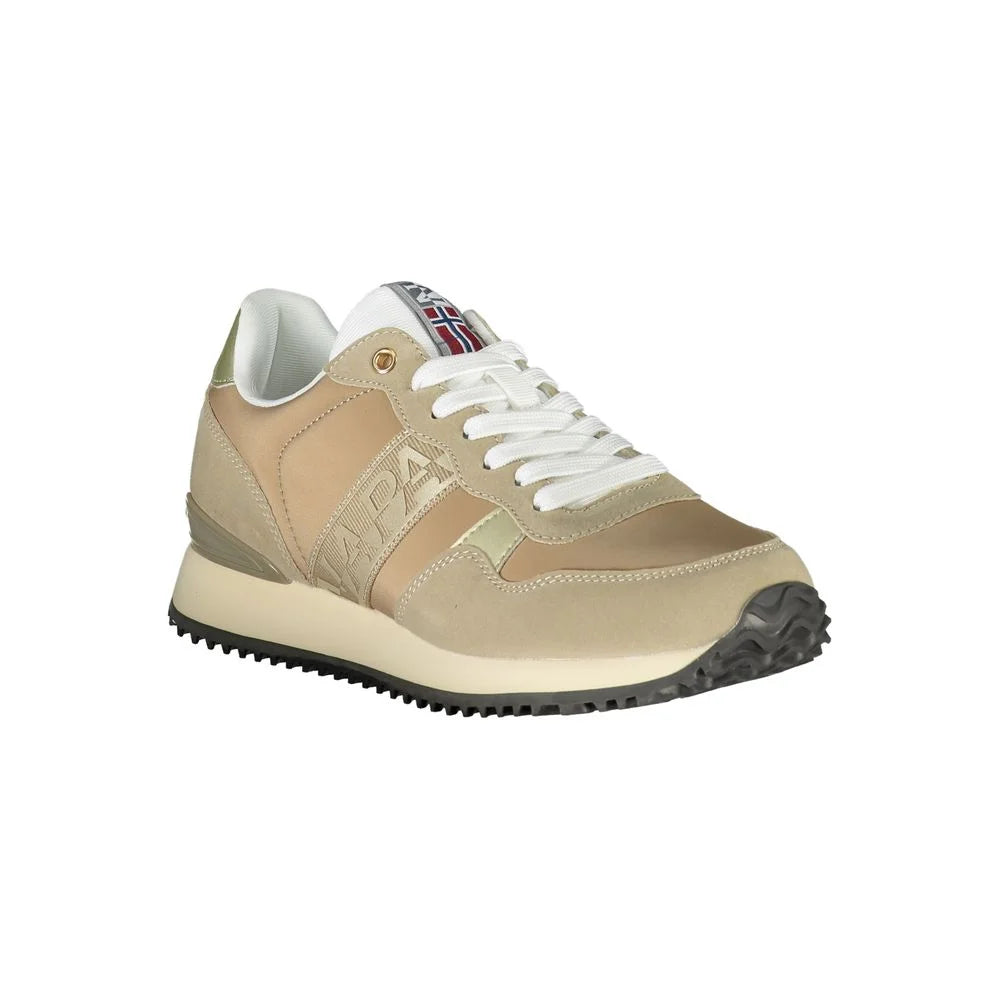 Napapijri Beige Polyester Sneaker - EU40/US10 - Sneakers