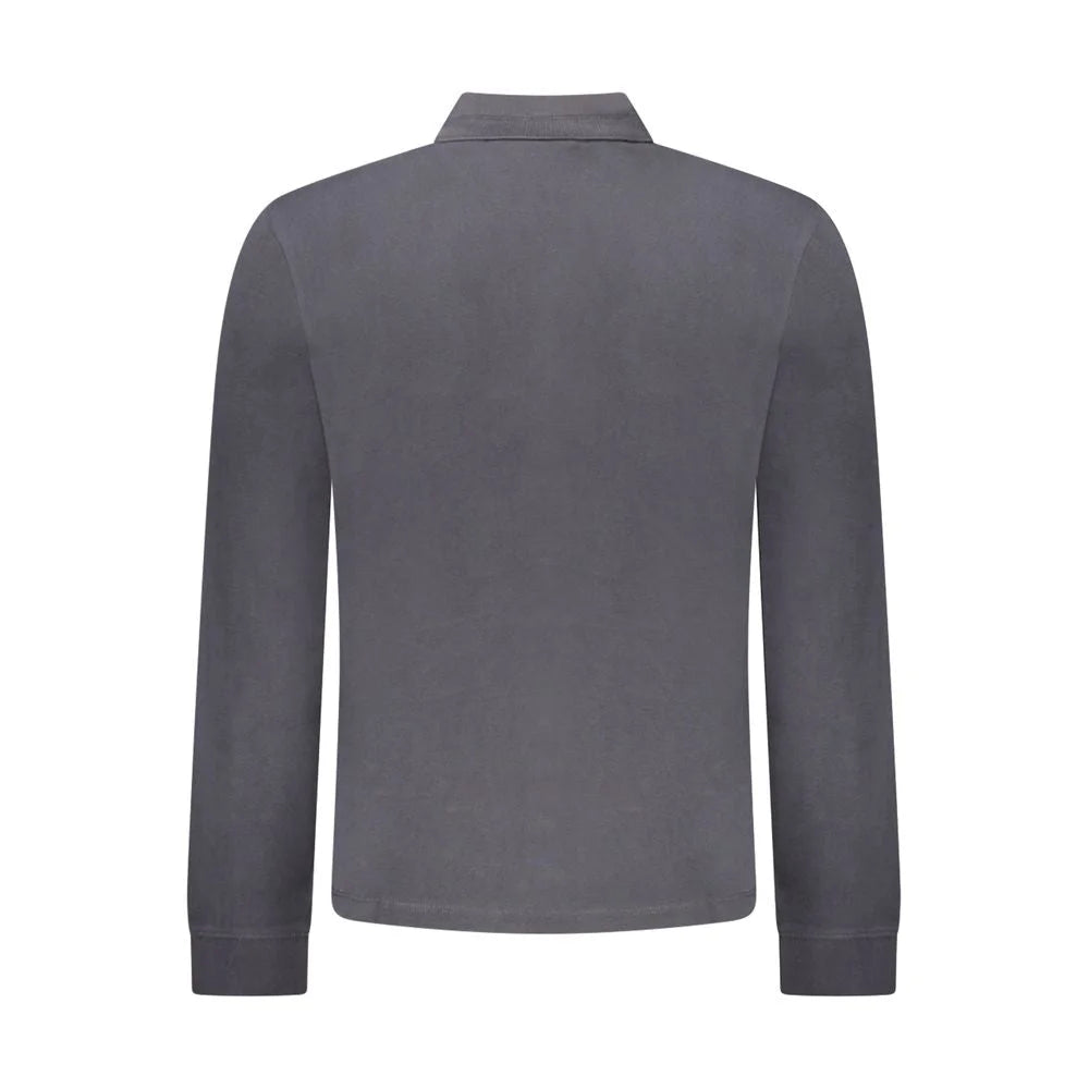 Napapijri Black Cotton Men Polo Shirt - Polos