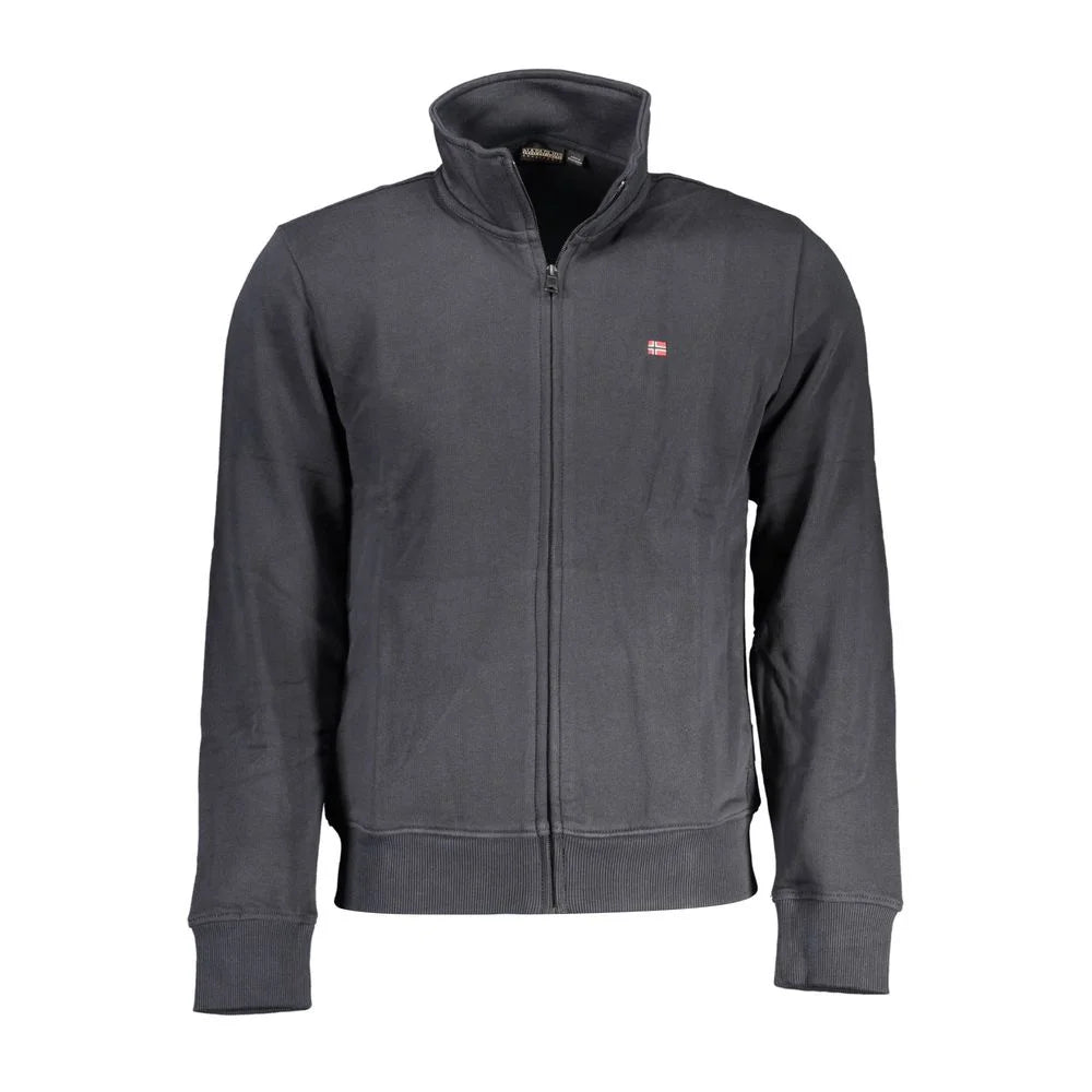 Napapijri Black Cotton Men Sweater