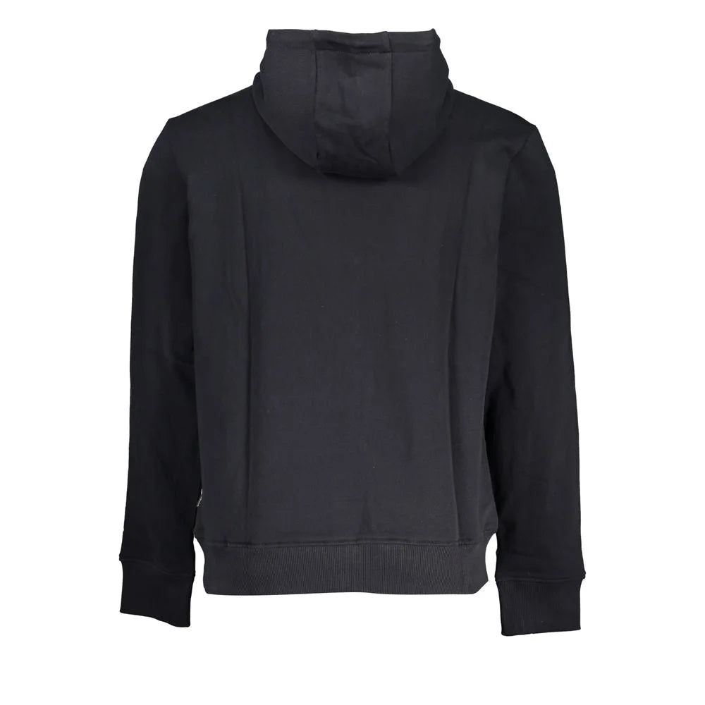 Napapijri Black Cotton Men Sweater - Hoodies