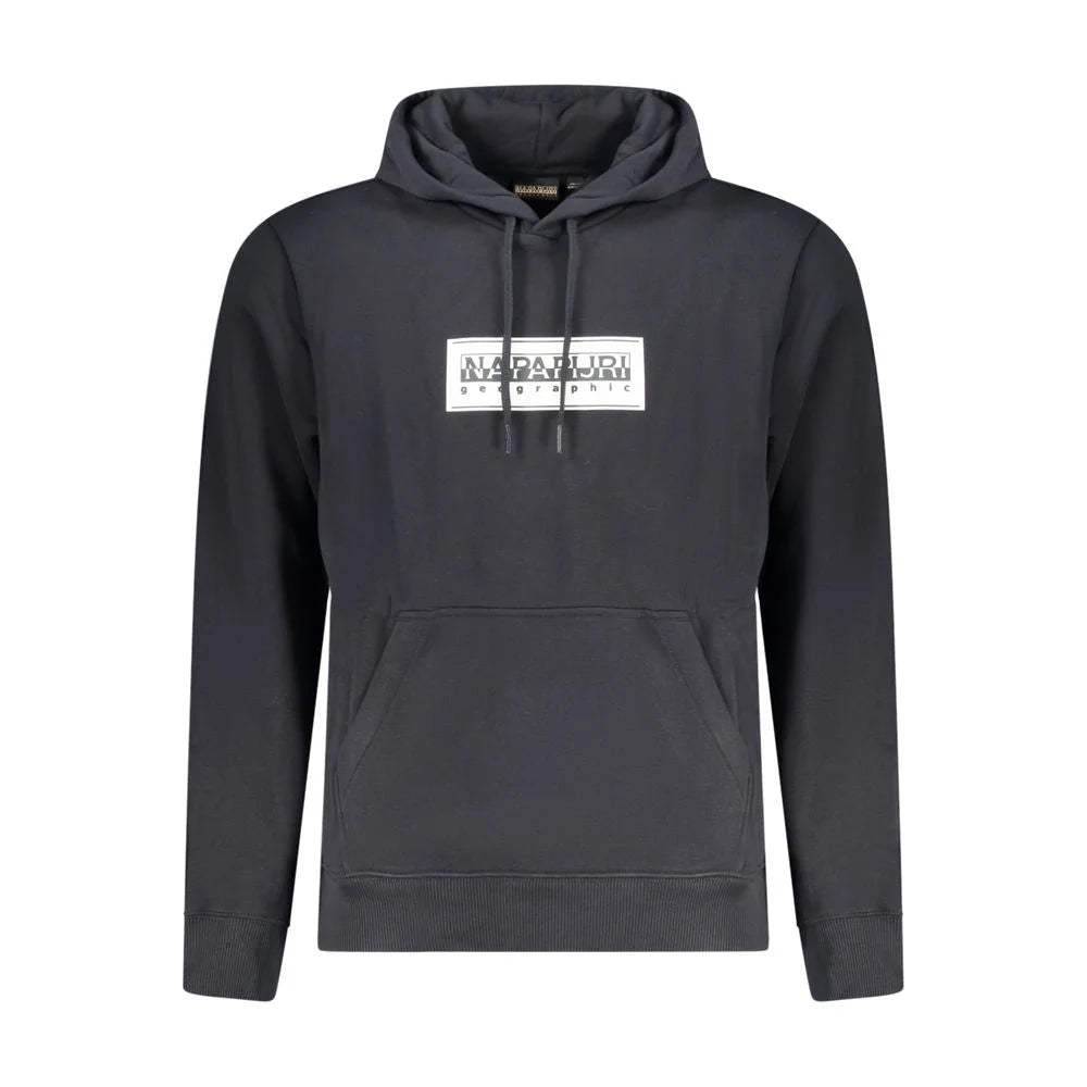Napapijri Black Cotton Men Sweater - Hoodies