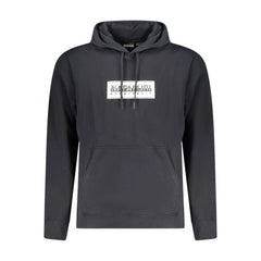 Napapijri Black Cotton Men Sweater - Hoodies