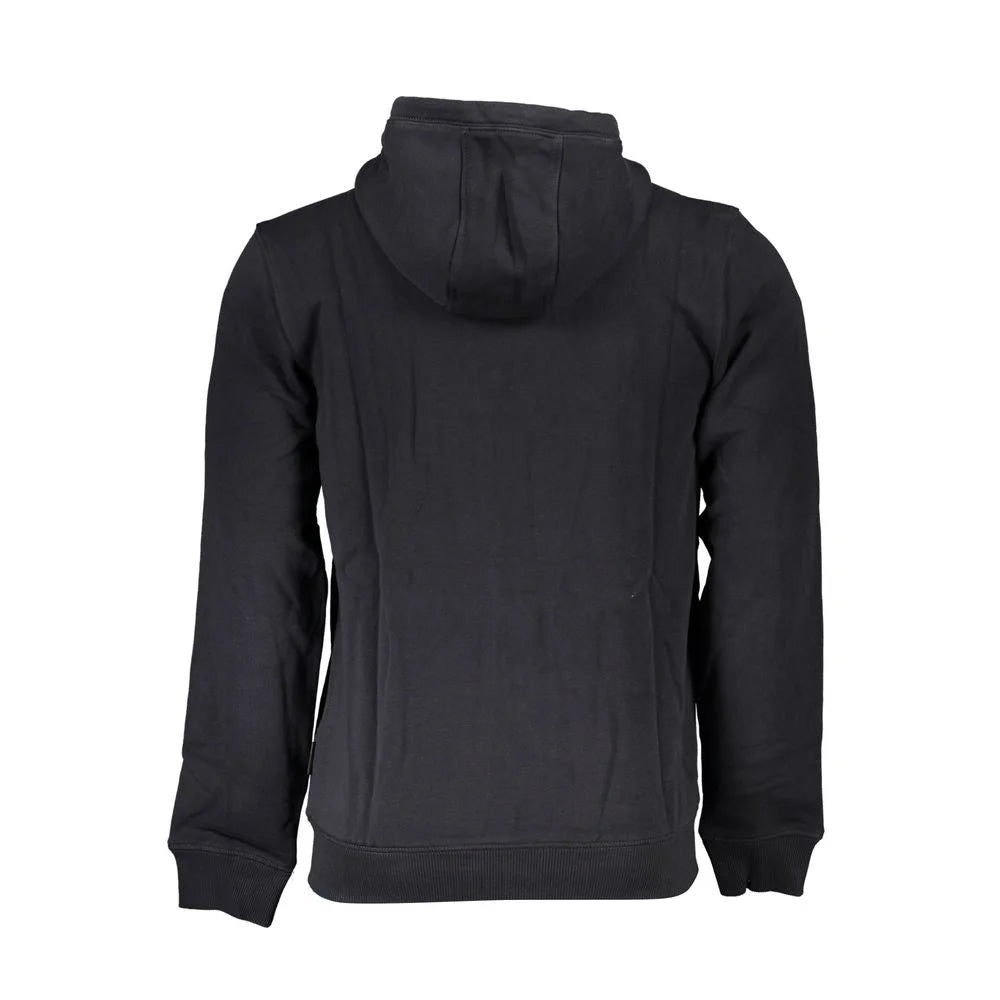 Napapijri Black Cotton Men Sweater - S - Hoodies