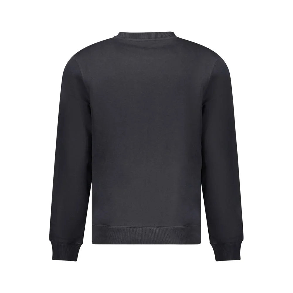Napapijri Black Cotton Men Sweater - Sweatshirts