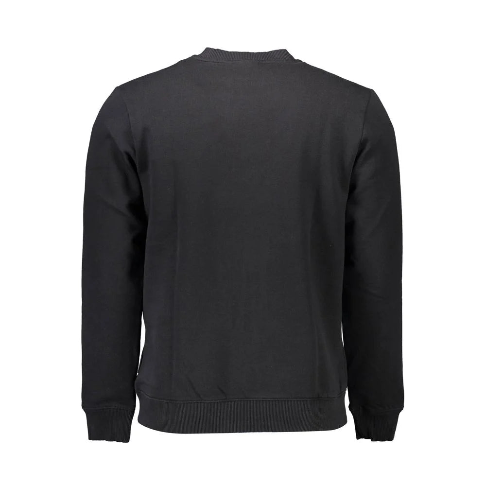 Napapijri Black Cotton Men Sweater - Sweatshirts