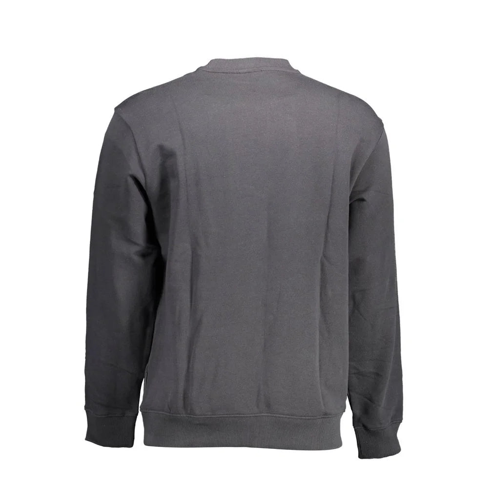 Napapijri Black Cotton Men Sweater - Sweatshirts
