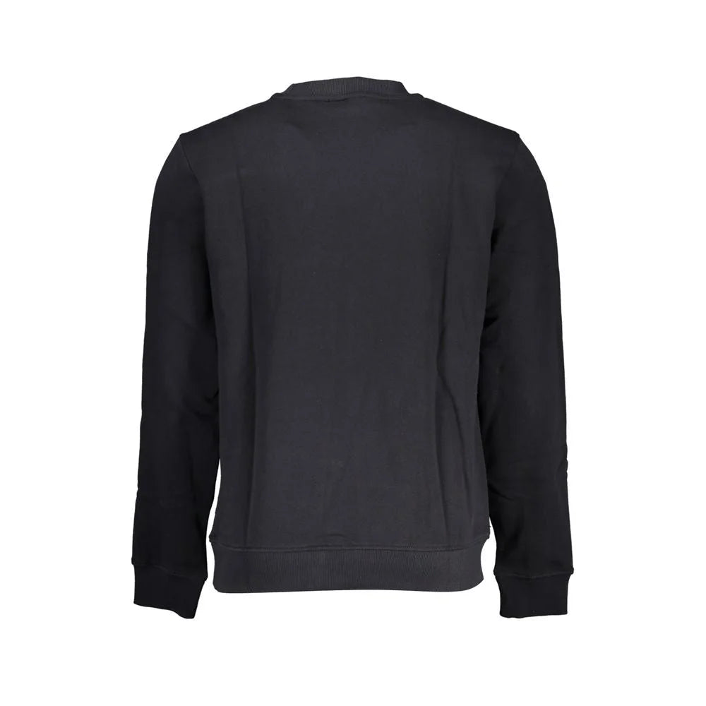 Napapijri Black Cotton Men Sweater - Sweatshirts