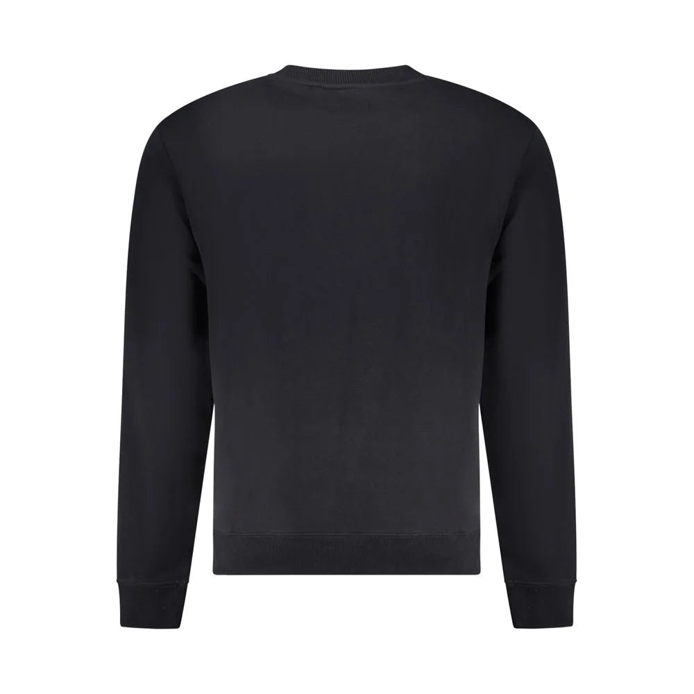 Napapijri Black Cotton Men Sweater - Sweatshirts