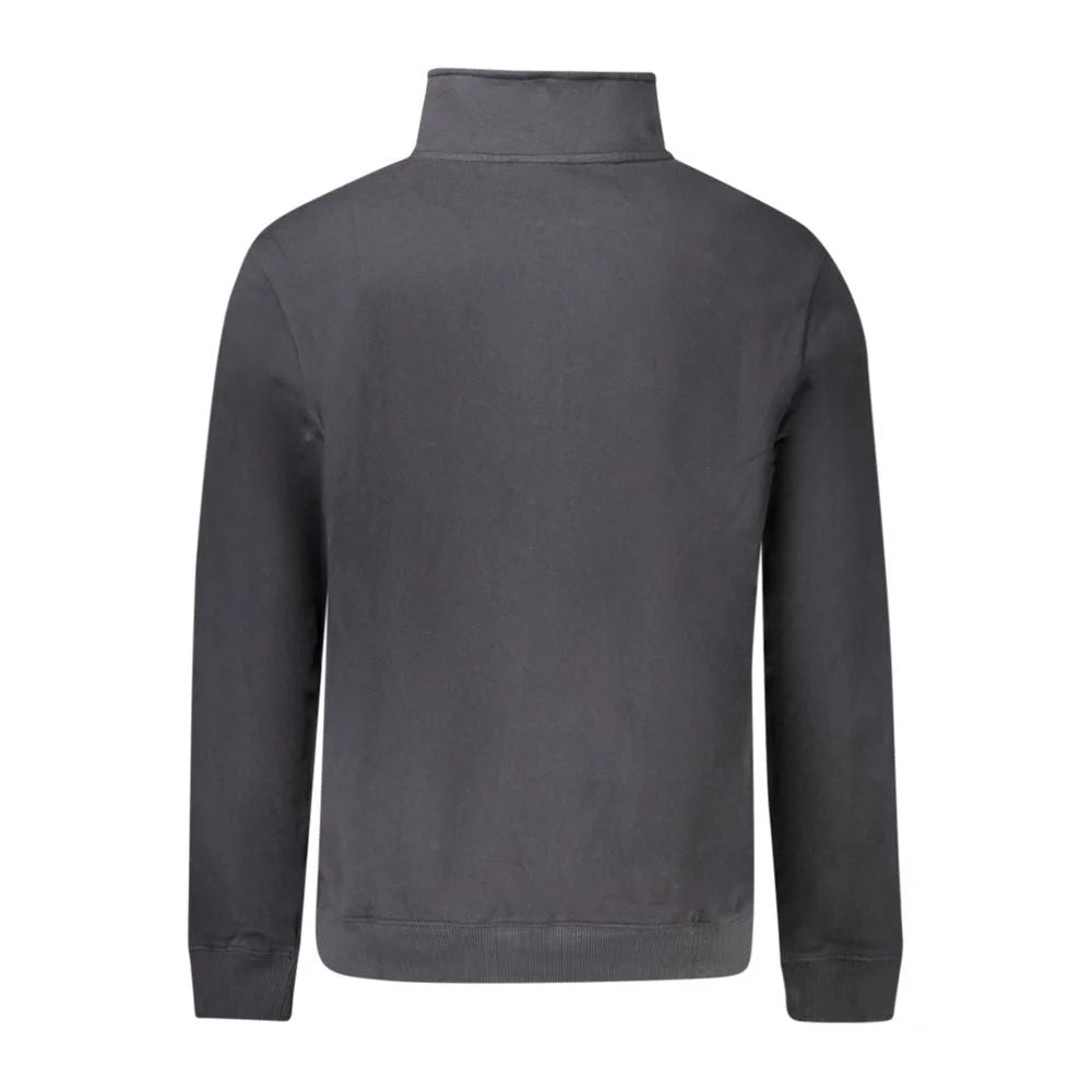 Napapijri Black Cotton Men Sweater - XXL - Sweatshirts