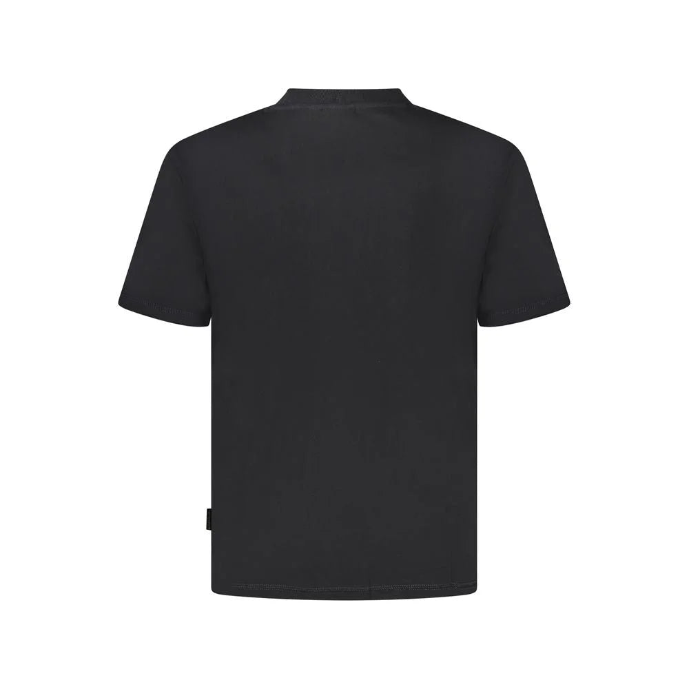 Napapijri Black Cotton Men T-Shirt - M