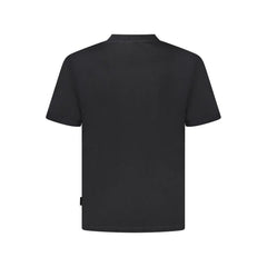 Napapijri Black Cotton Men T-Shirt - M