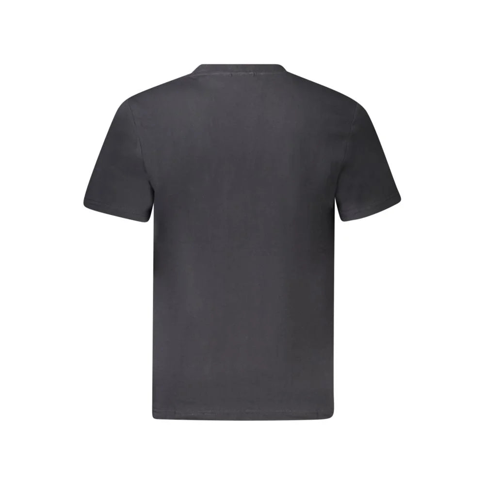 Napapijri Black Cotton Men T-Shirt - T-Shirts