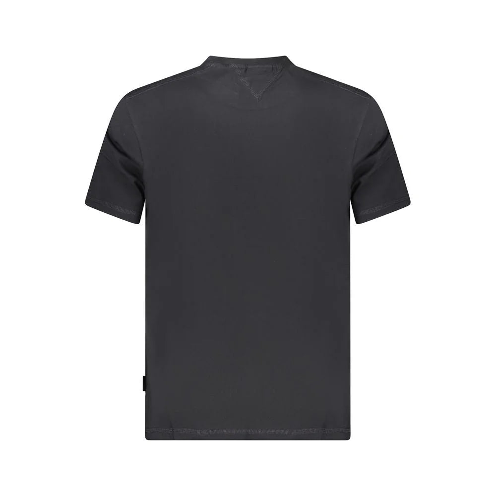 Napapijri Black Cotton Men T-Shirt - T-Shirts